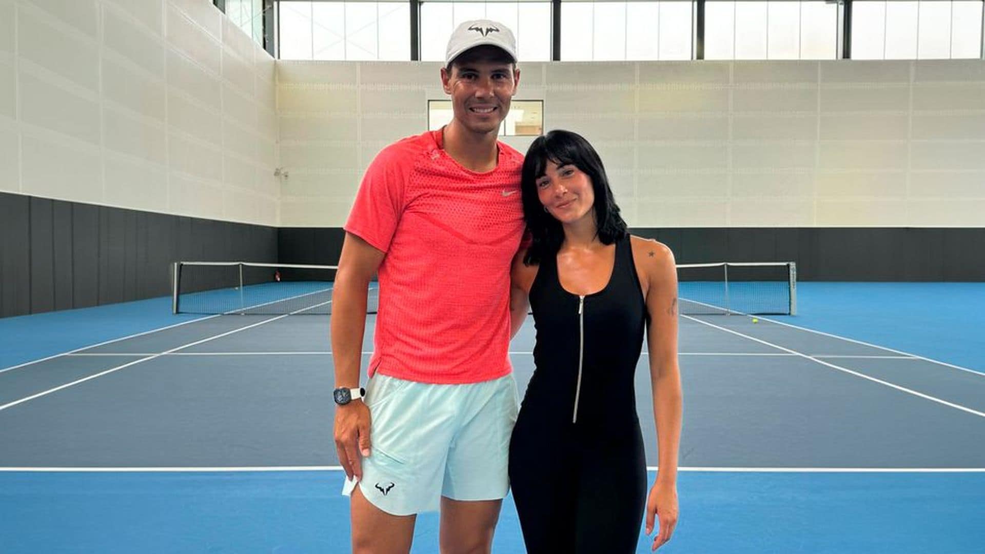 No te pierdas a Aitana jugando al tenis con el mismísimo Rafa Nadal