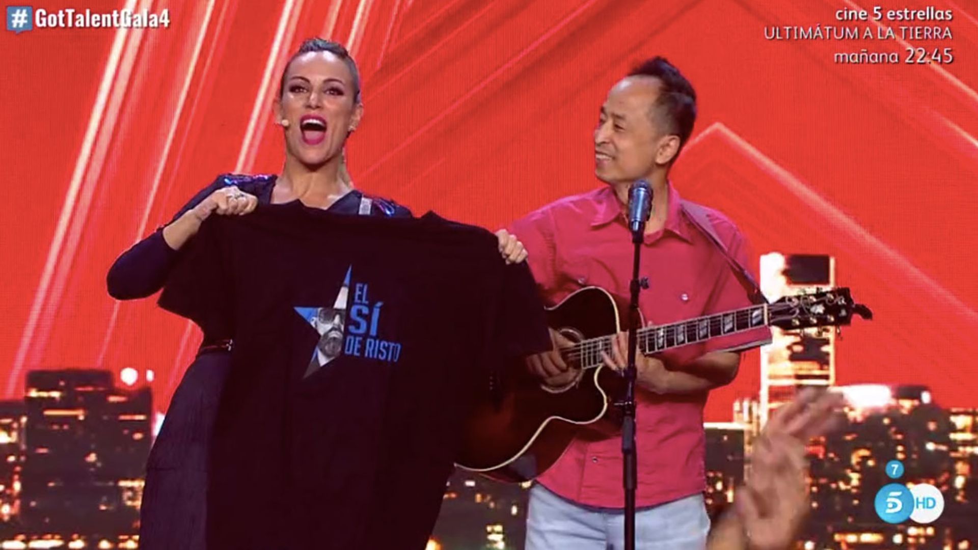Edurne da el 'sí de Risto' a un concursante después de que el publicista abandonase el plató de 'Got Talent'