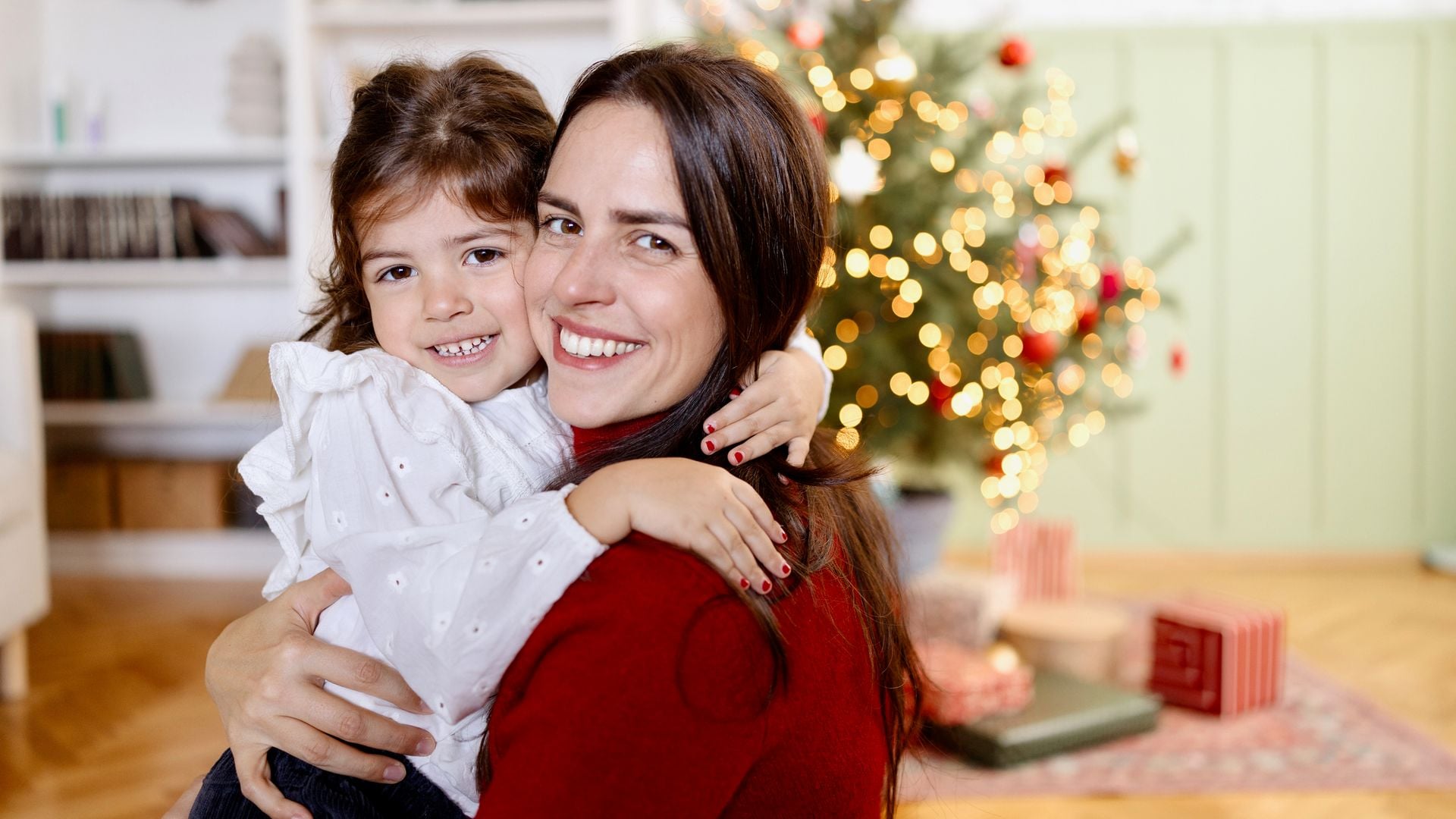 Madre e hija en Navidad