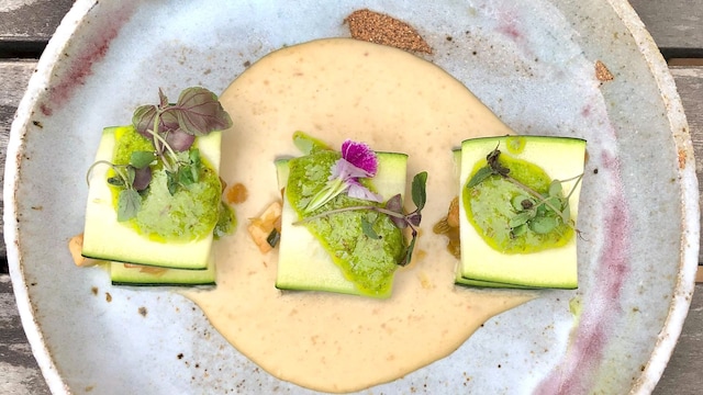 Raviolis de calabacín