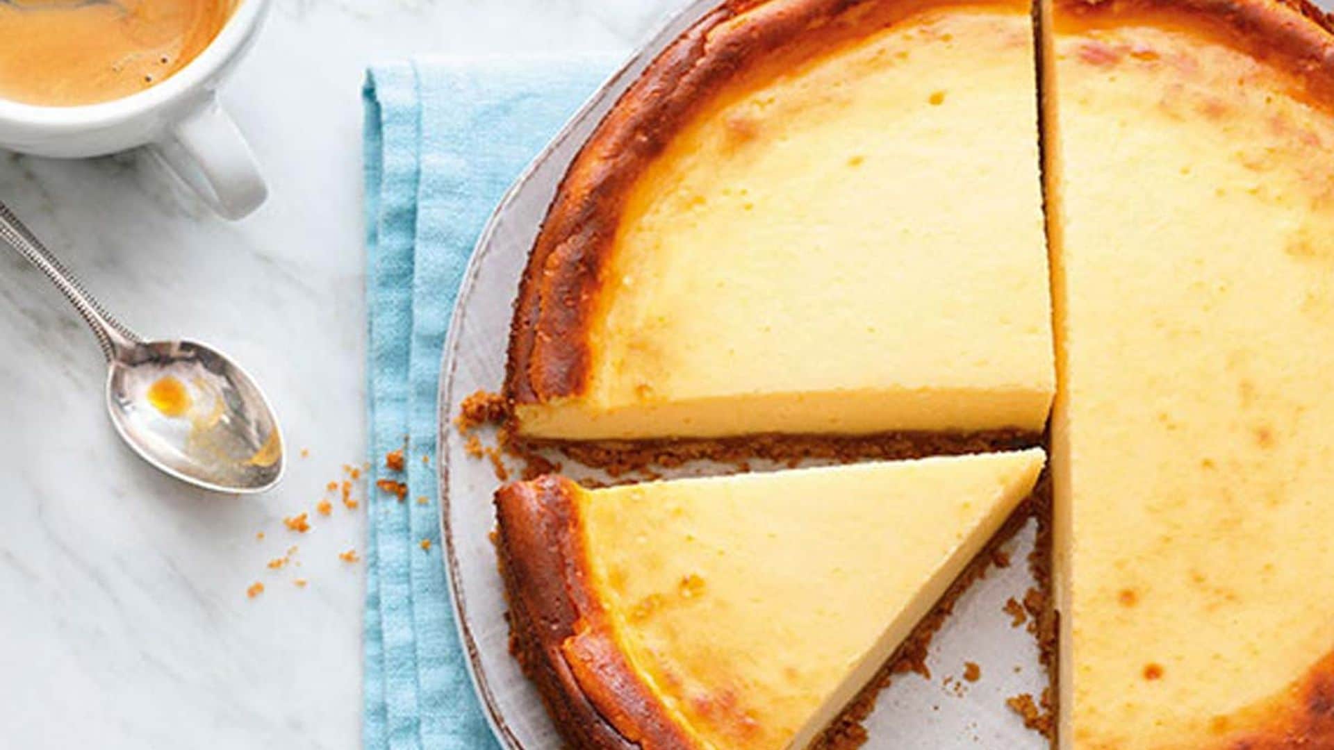 Tarta de queso con miel