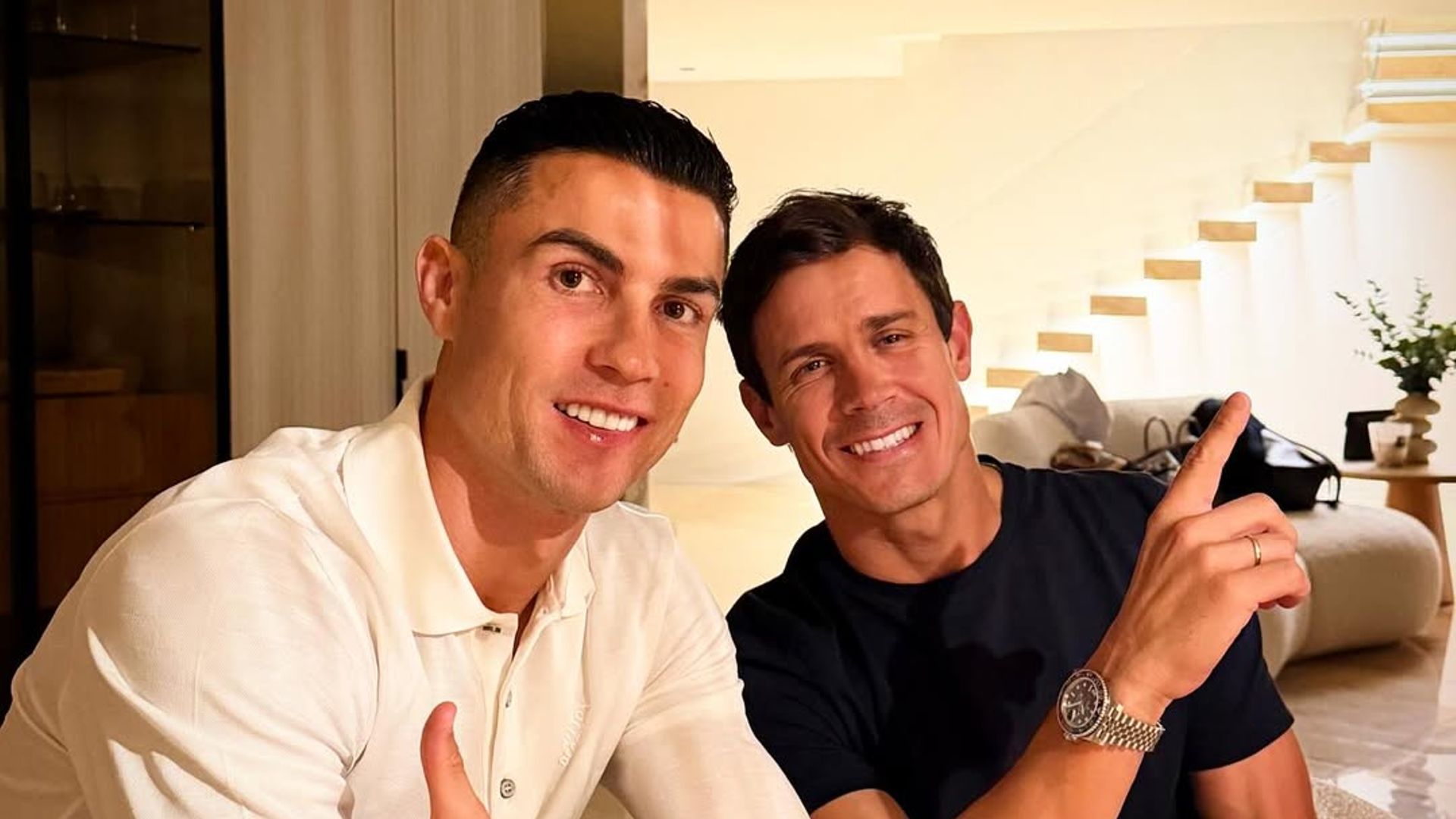 Cristiano Ronaldo apoya a Edu Aguirre en su combate contra Gastón Edul en la Velada del Año VI: "Aplástale"