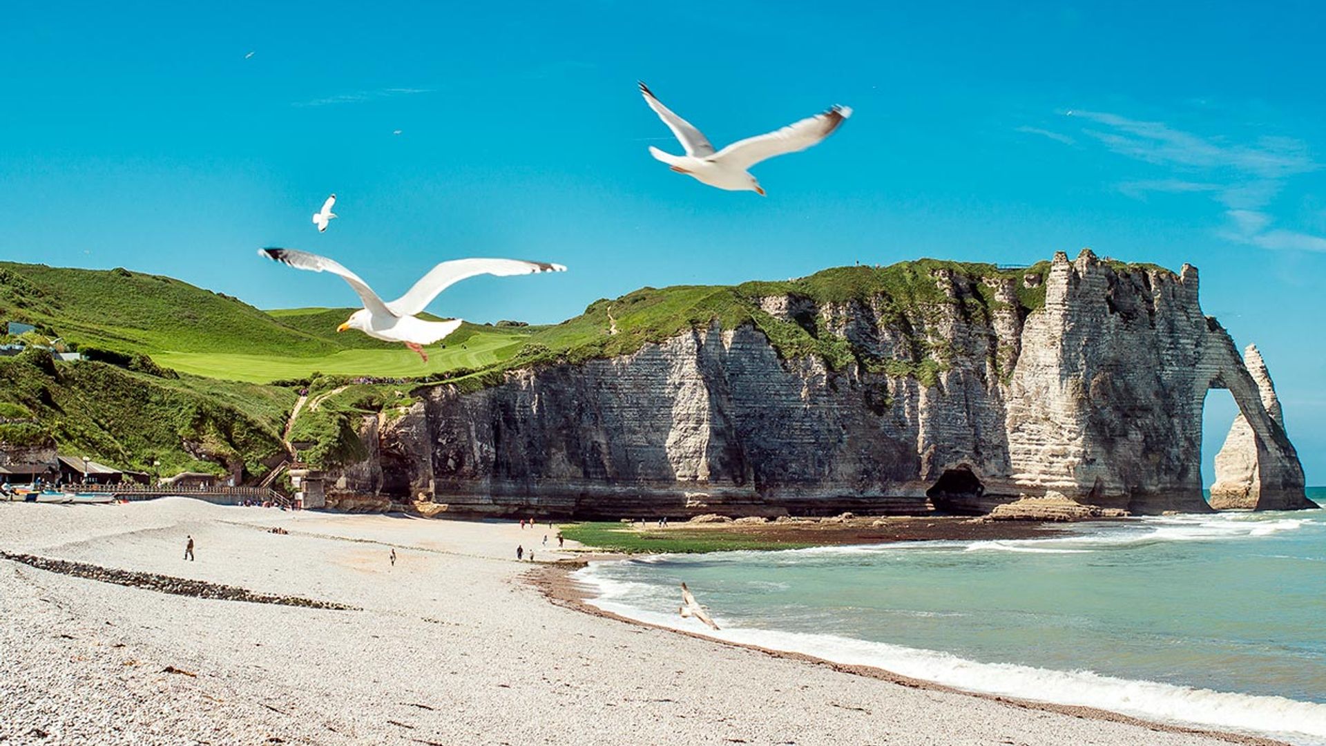 Acantilados de Étretat, la costa de alabastro de Normandía
