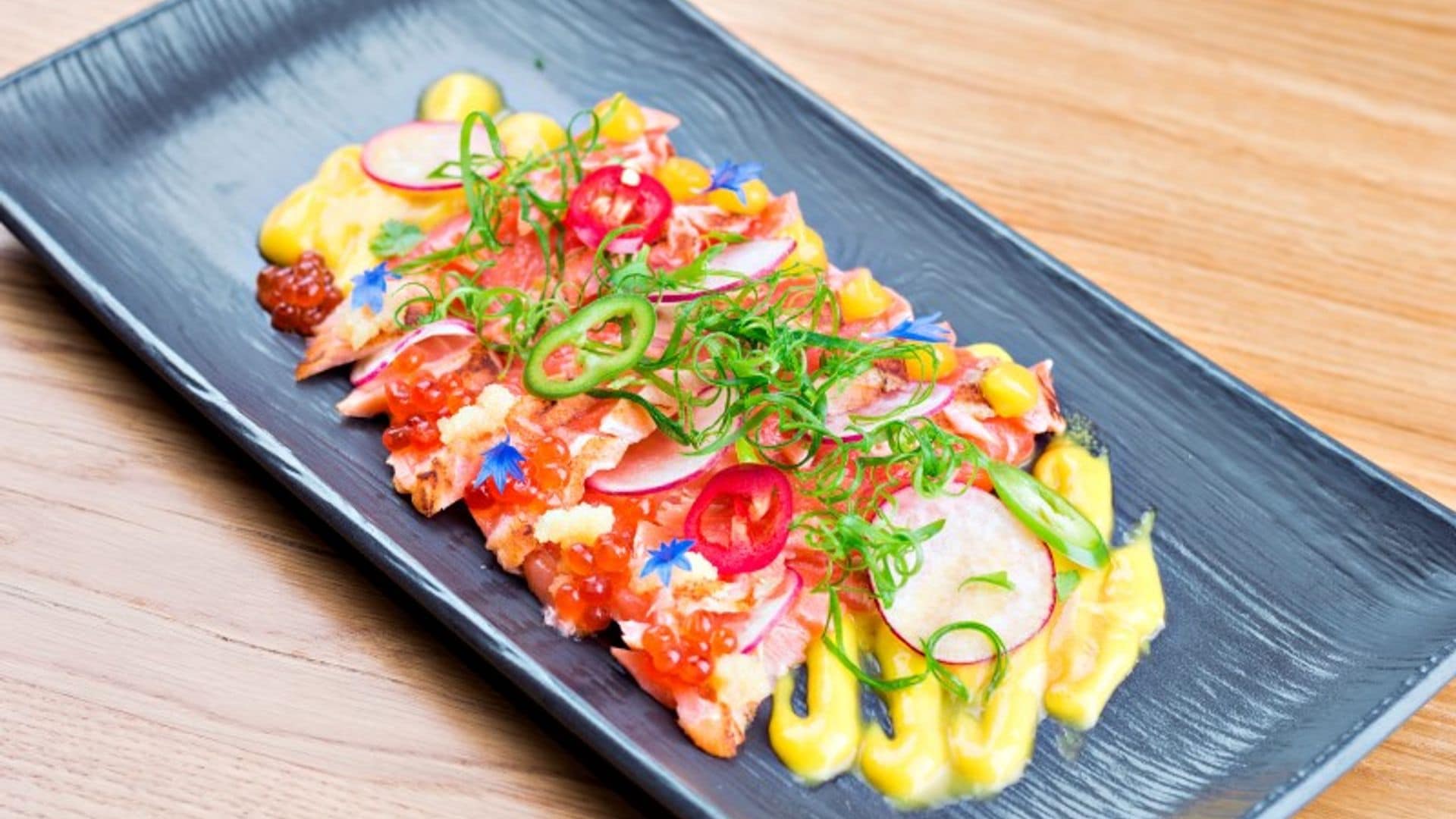 Tiradito de salmón