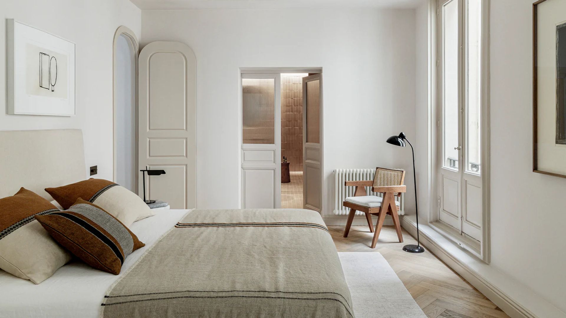 Dormitorio de un proyecto de Studio Goldy con la colaboración de Gunni & Trentino