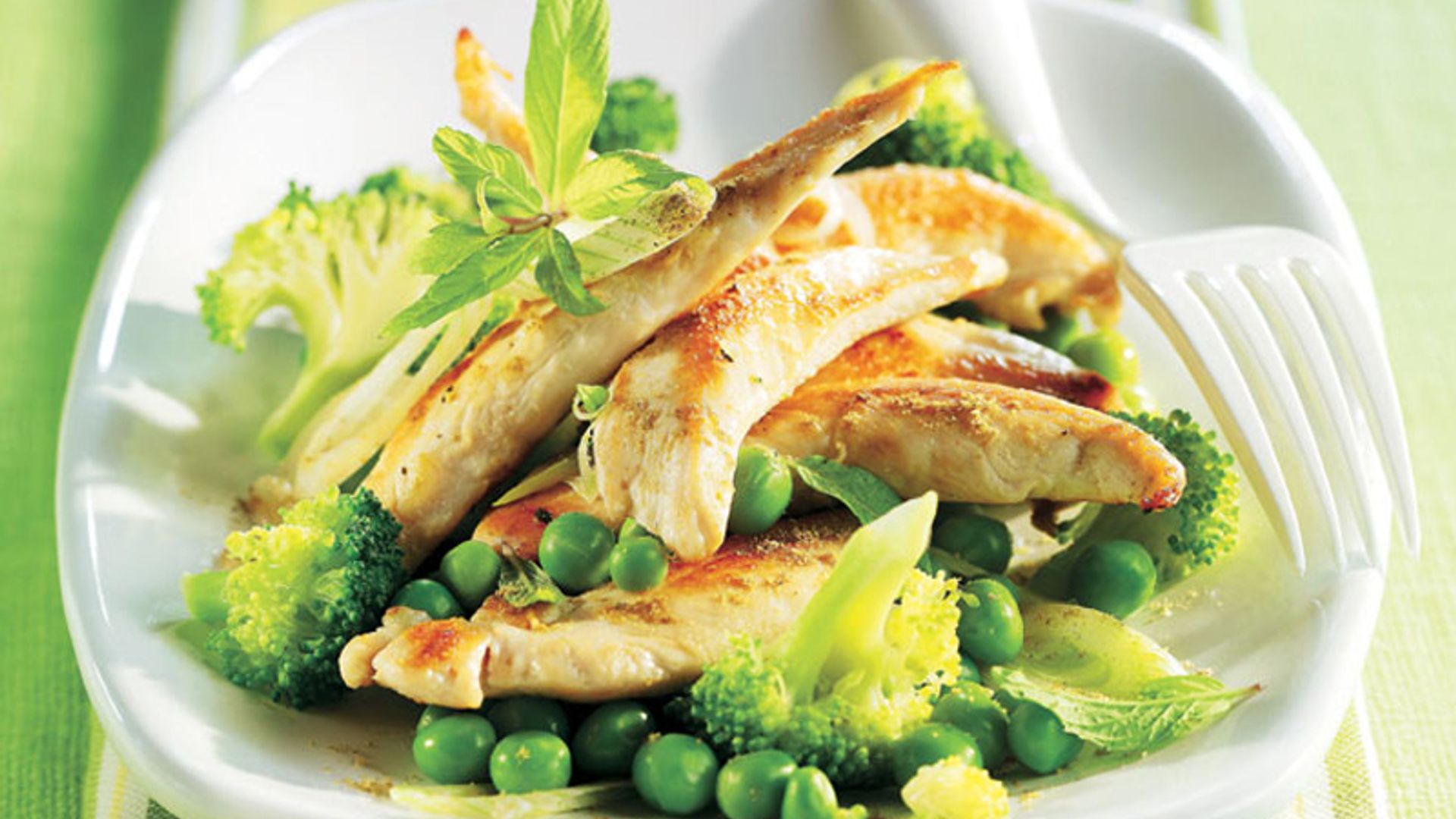 Delicias de pollo con hortalizas