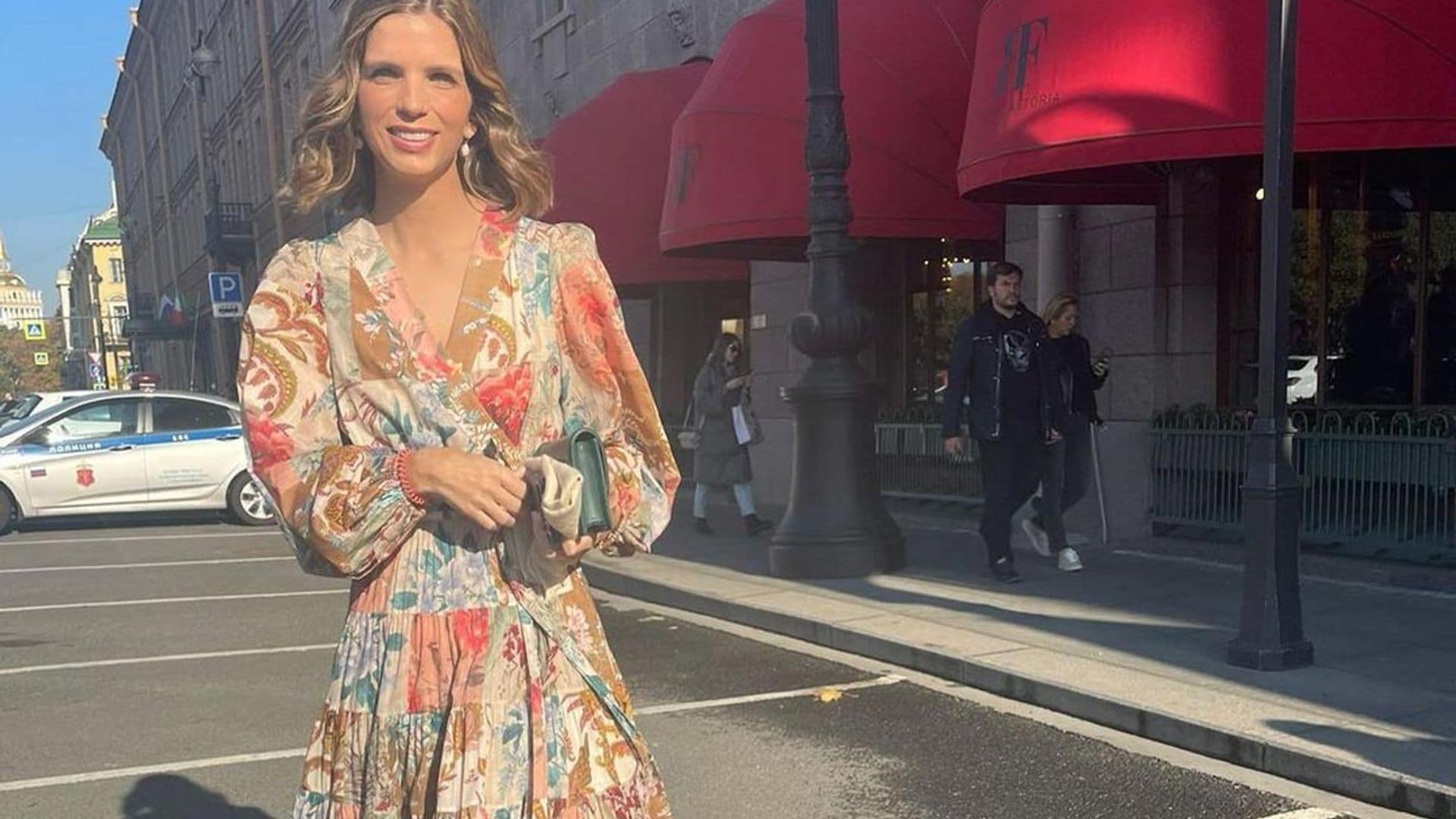 El gran acierto de Margarita Vargas para despedirse de San Petersburgo: el vestido 'Cassia'