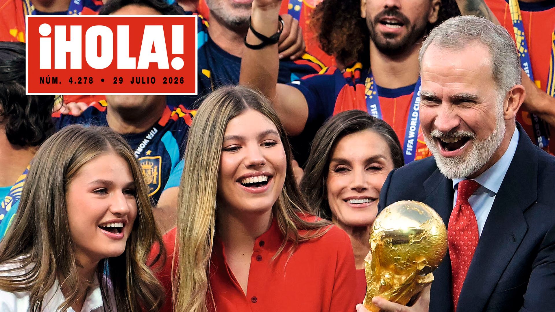 Un nuevo número de ¡HOLA! para la historia: de la fiesta mundial de España a las grandes exclusivas de la semana