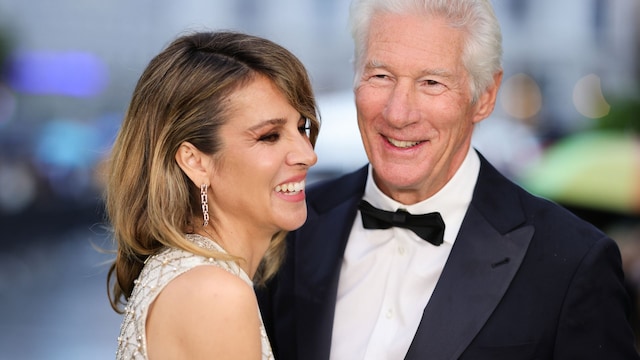 Richard y Alejandra Gere en el Festival de Cine de Zúrich el 8 de octubre de 2024