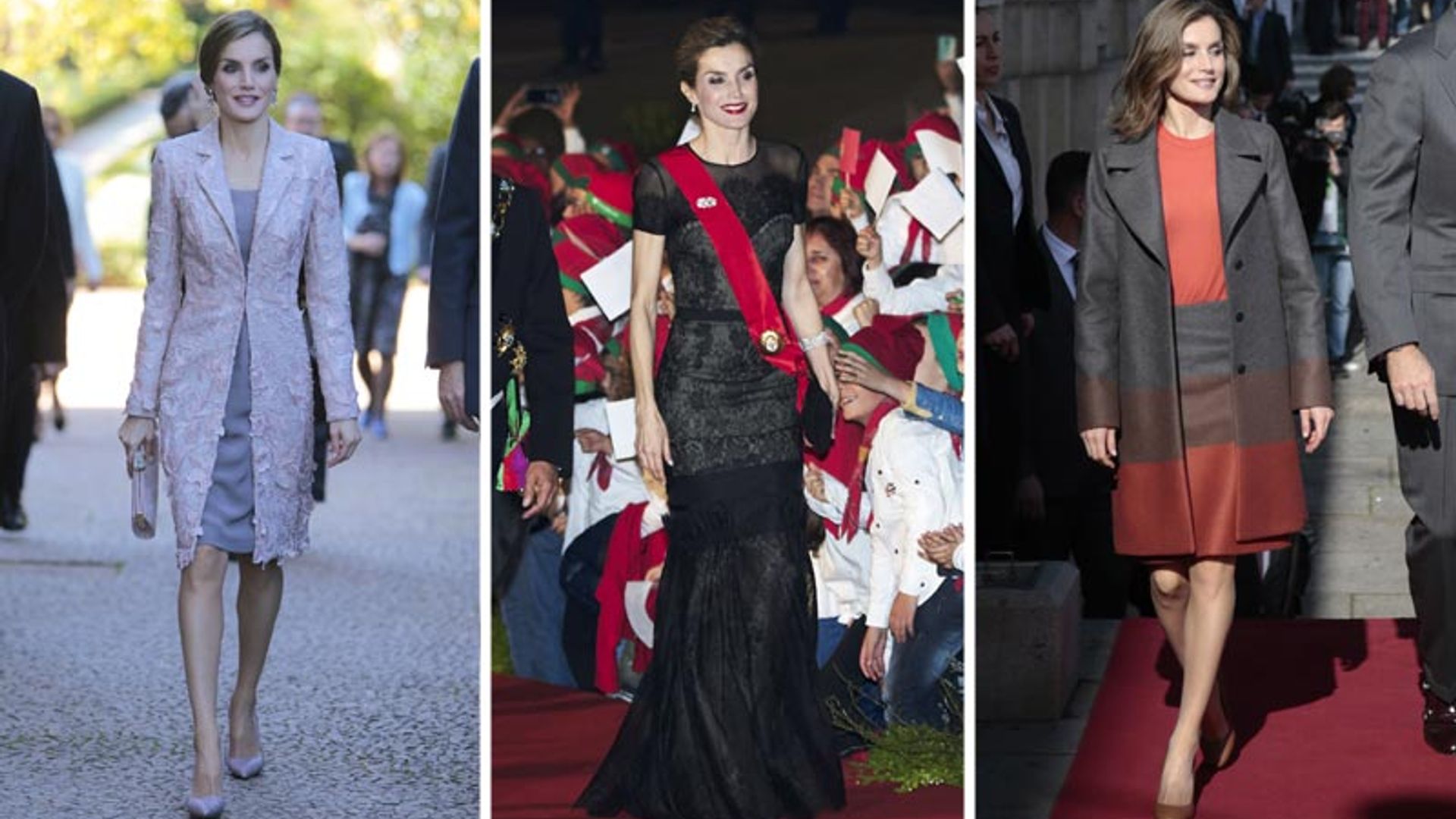 Todos los 'looks' de la Reina Letizia en su visita a Portugal, al detalle