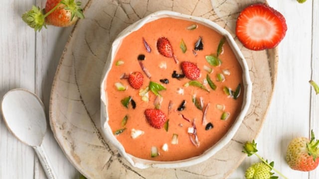 gazpacho manzana fresa