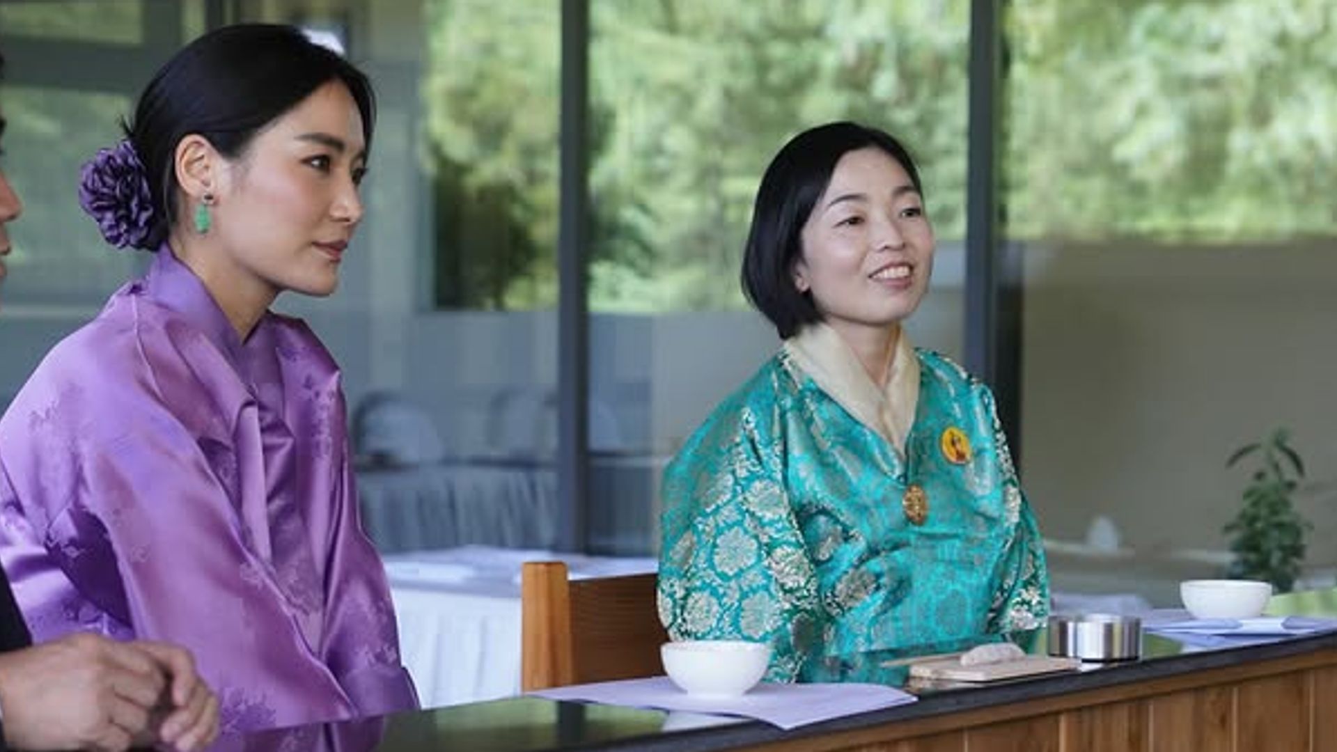 Jetsun Pema y Akiko de Japón en Bután