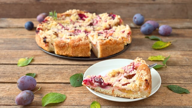 Tarta de ciruelas (Pflaumen Streuselkuchen)