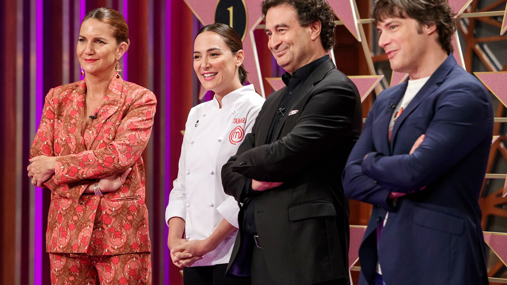 Tamara Falcó y David Bustamante, de visita en ‘MasterChef Celebrity’