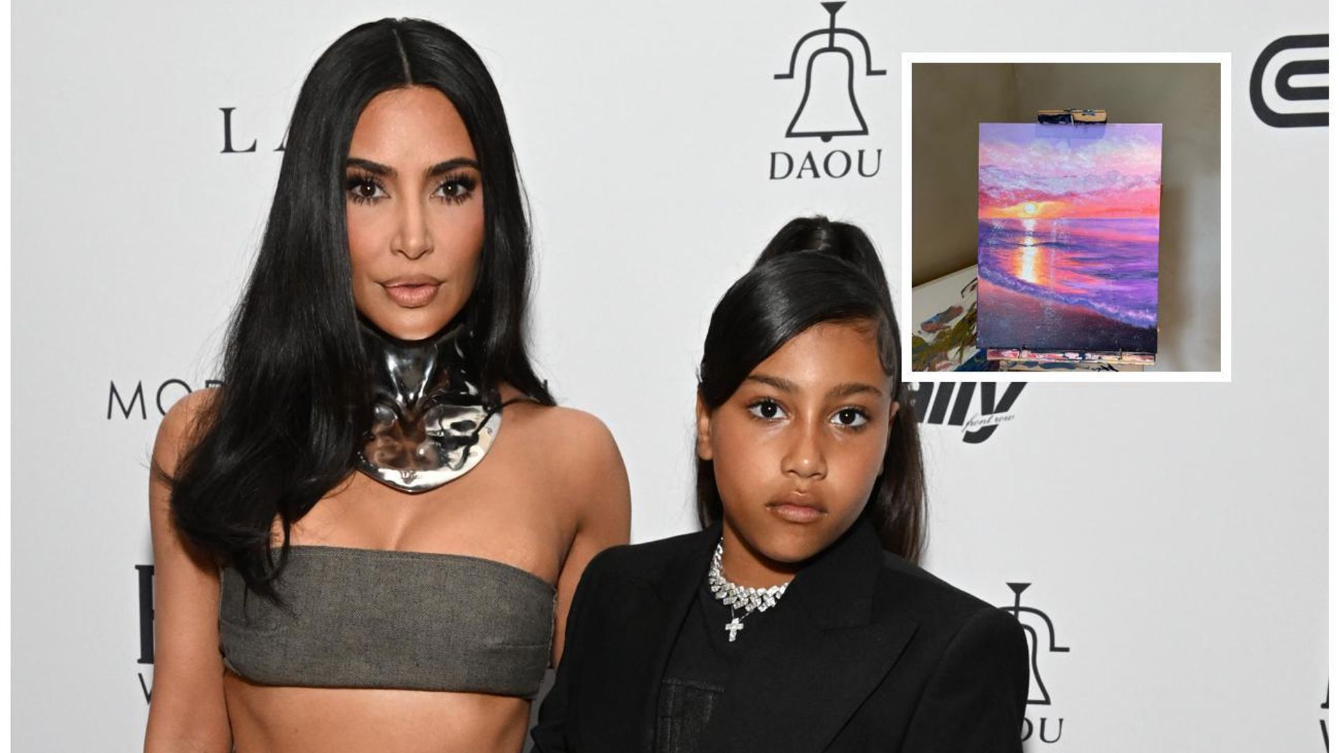 Orgullosa, Kim Kardashian muestra la nueva e increíble obra de arte de North West﻿