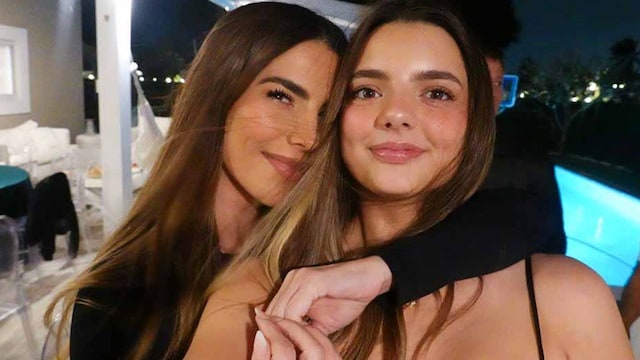 Gaby Espino y su hija Oriana Lander.