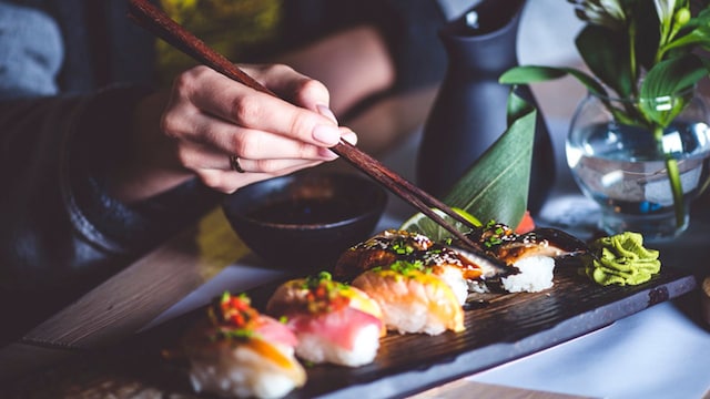 vinos cava champagne sushi maridaje