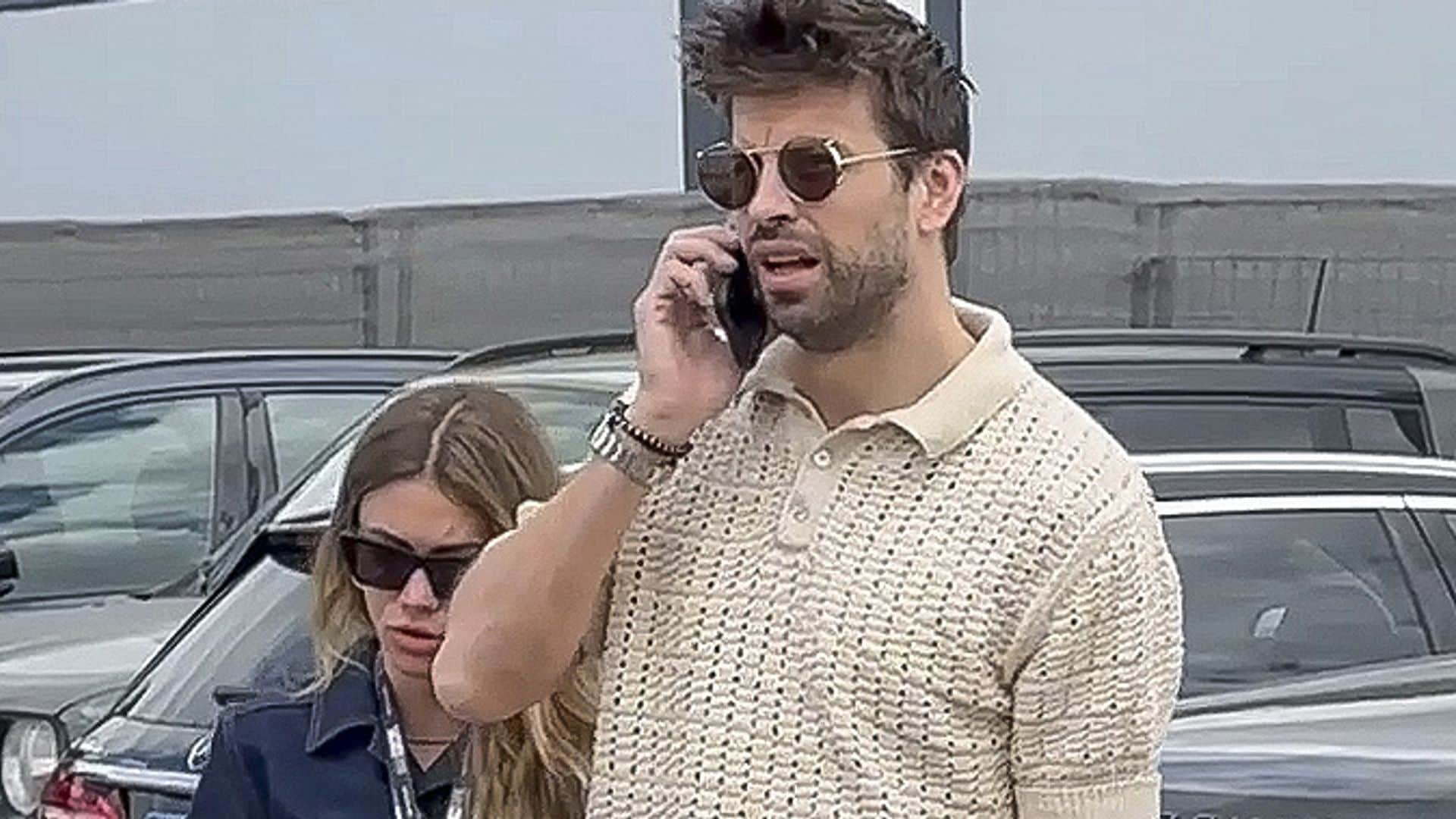 Gerard Piqué y Clara Chía reaparecen en el GP de España de Fórmula 1