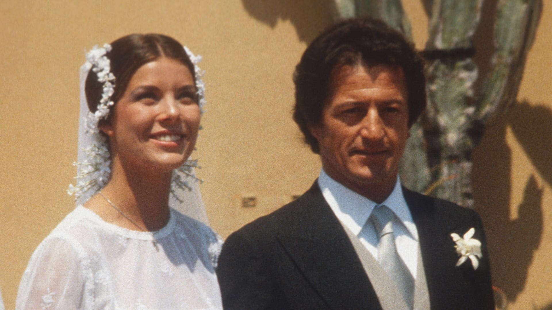La princesa Caroline of Monaco y Philippe Junot se casaron en Mónaco en junio de 1978