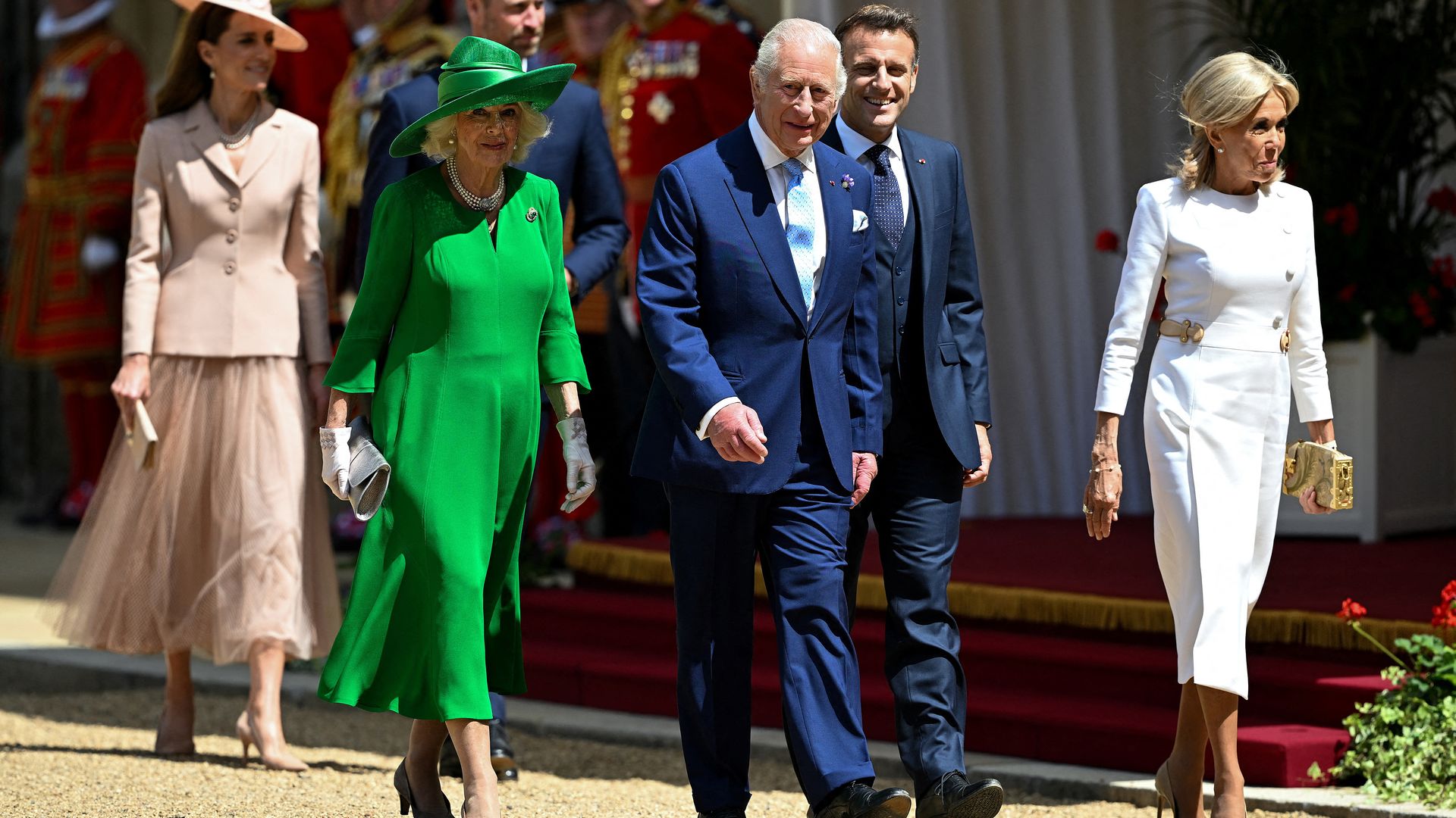 Windsor revive su época dorada: los Macron llegan y la realeza británica brilla como nunca