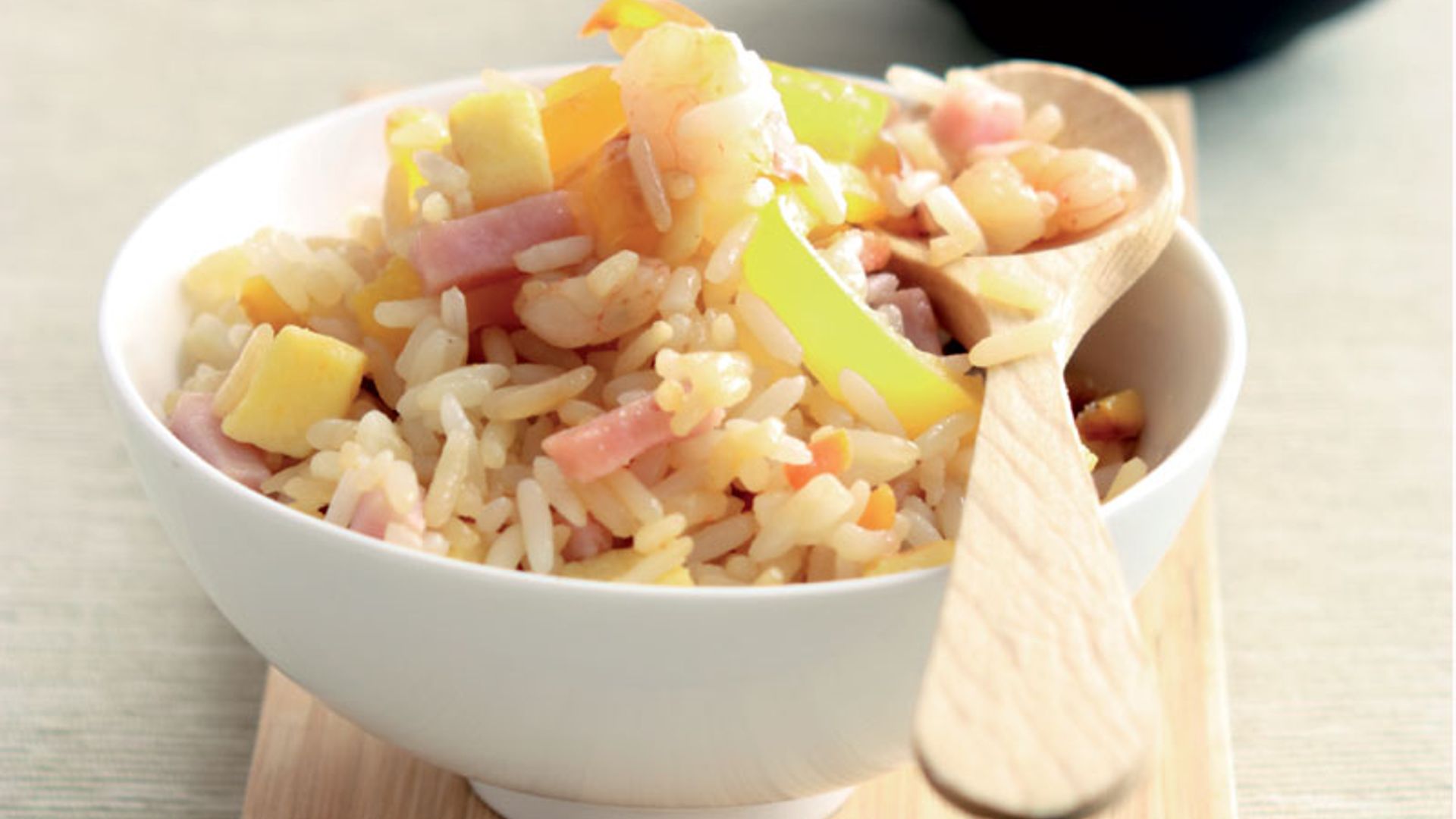 Arroz frito ligero