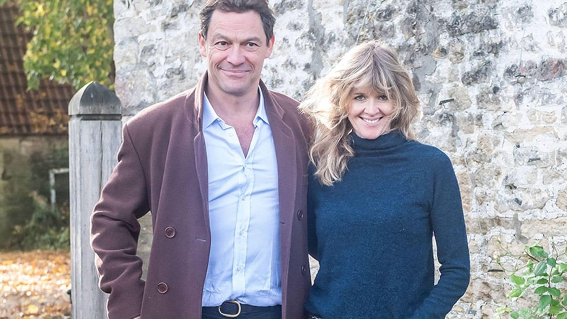 La esposa de Dominic West habla de su relación tras la publicación de aquellas fotos con Lily James
