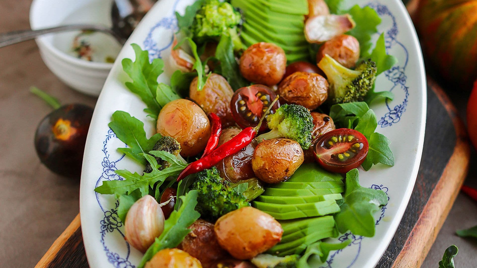 Menú completo con aguacate, desde el aperitivo hasta el postre