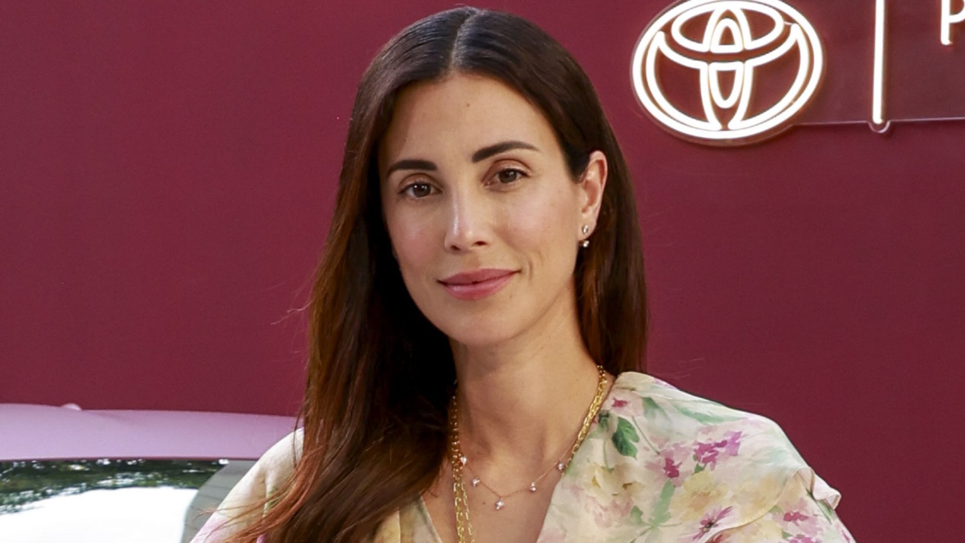 Sassa de Osma con un vestido de la firma