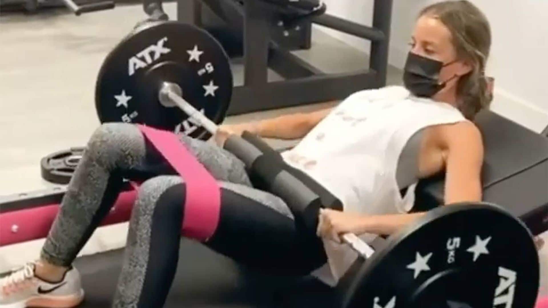 Marta Castro vuelve al ‘gym’ tras dar a luz a su bebé… ¡y ya tiene tipazo!