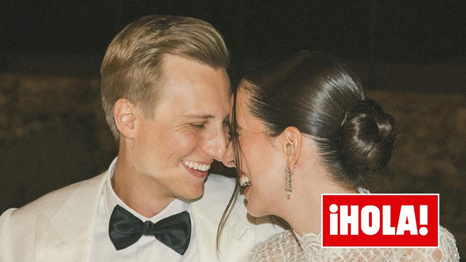 Marta Sierra impacta con dos nuevos looks en su boda: con corte sirena, pedrería y toques muy ‘sexies’