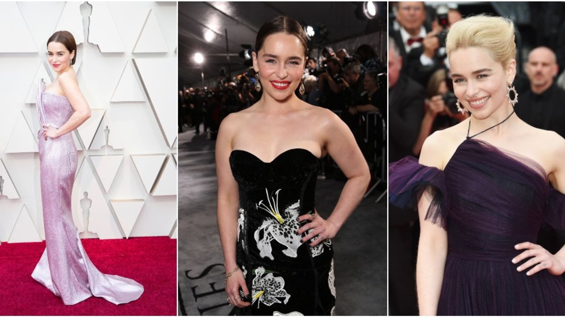Así se prepara Emilia Clarke para la 'red carpet'