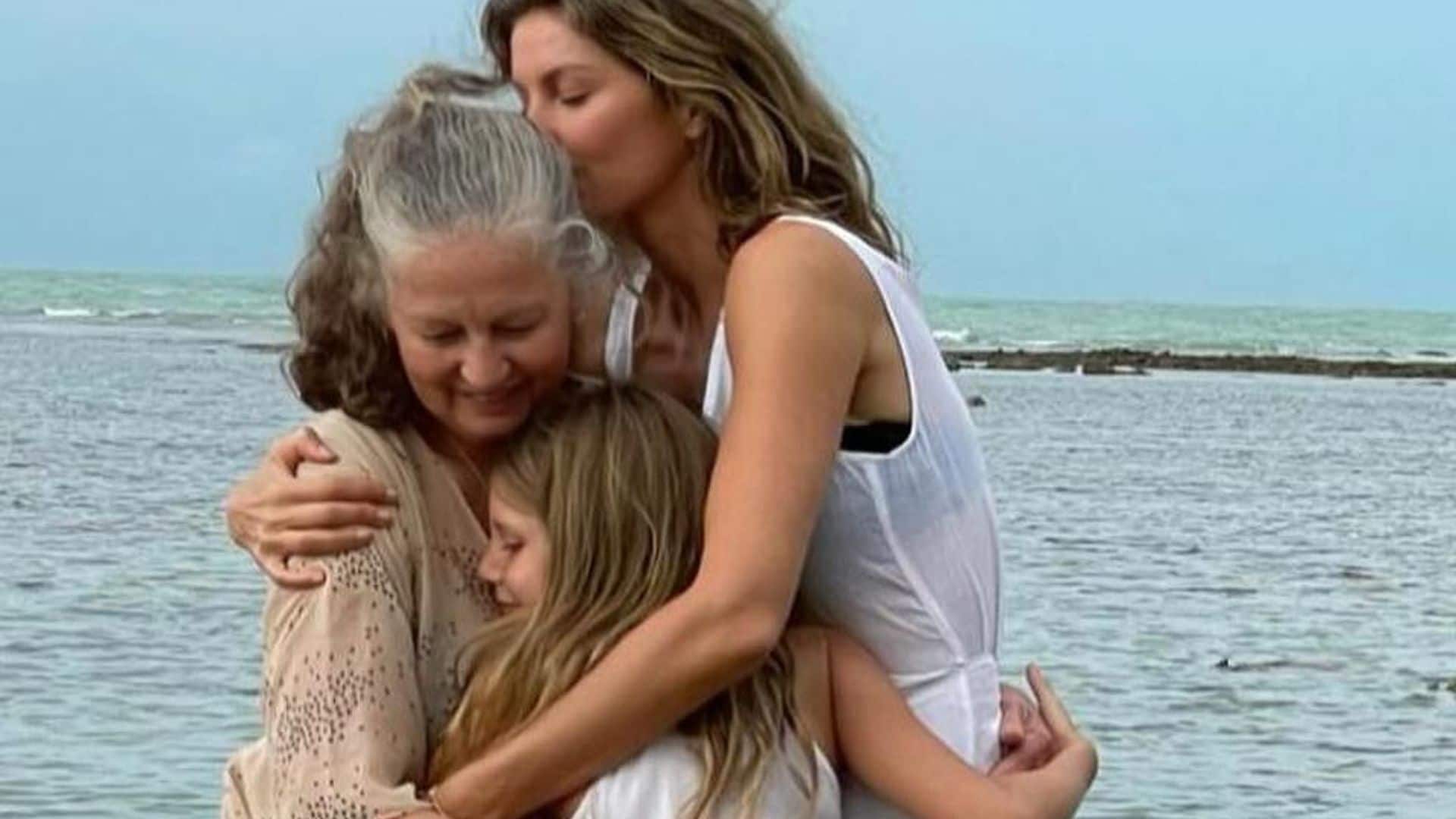 Gisele Bündchen rompe el silencio tras la partida de su mamá: ‘Me duele saber que ya no podré abrazarte’