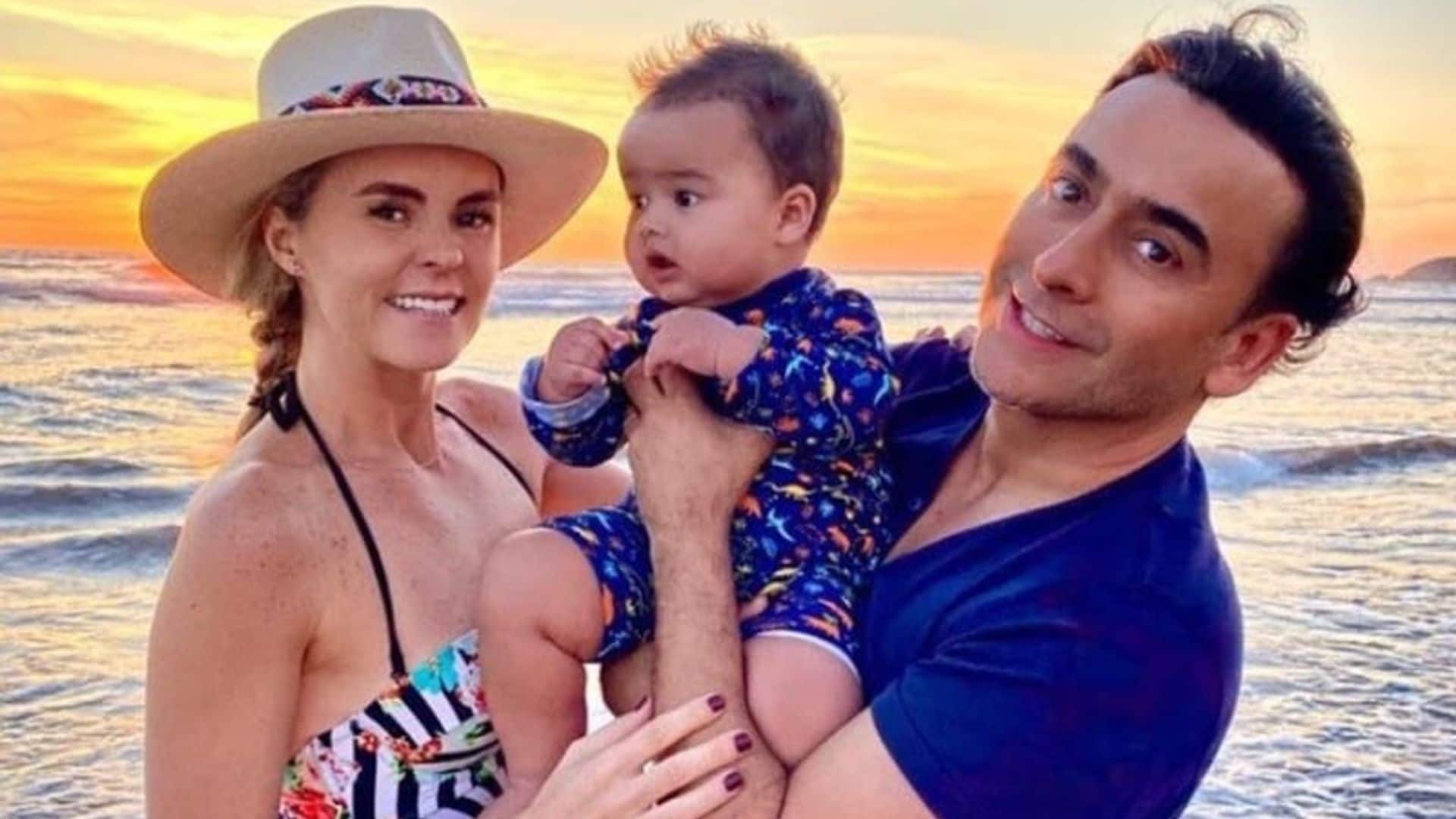 La tierna reacción de Cristóbal, el hijo menor de Adal Ramones, al reencontrarse con su papá