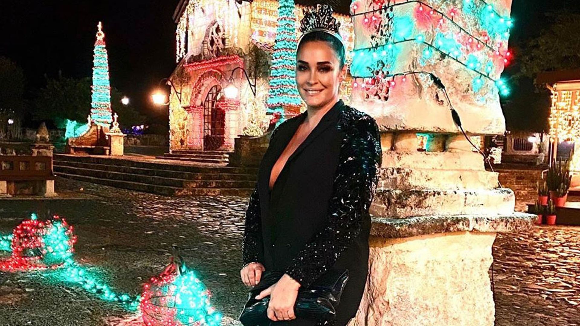 Con una fiesta flamenca y dando el cante: Vicky Martín Berrocal celebra la llegada del nuevo año en el Caribe