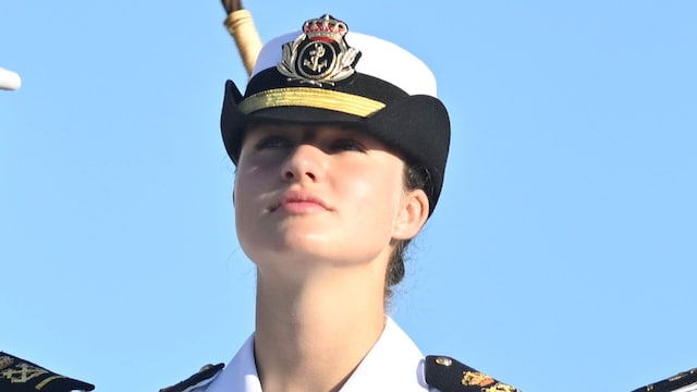 La princesa Leonor llega a bordo del Juan Sebastian Elcano a Montevideo (Uruguay