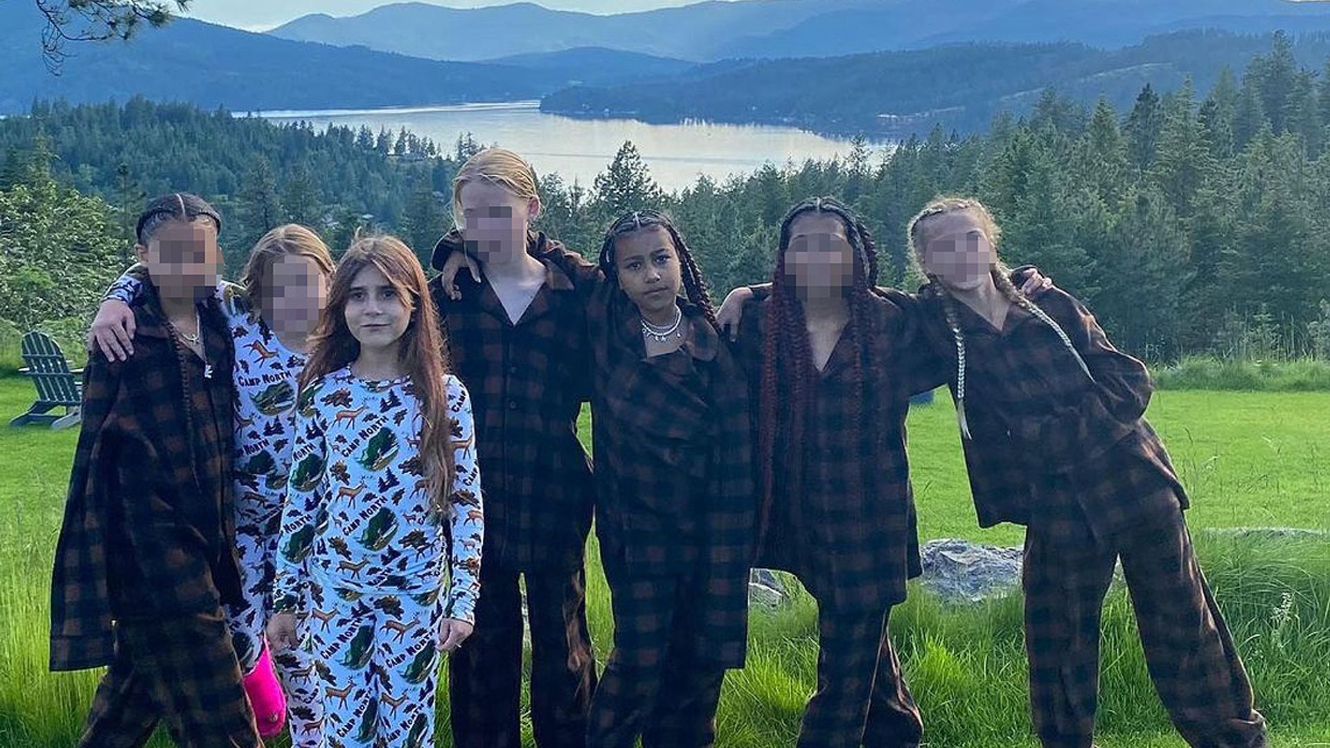 Kim Kardashian organiza un campamento de lujo para su hija North
