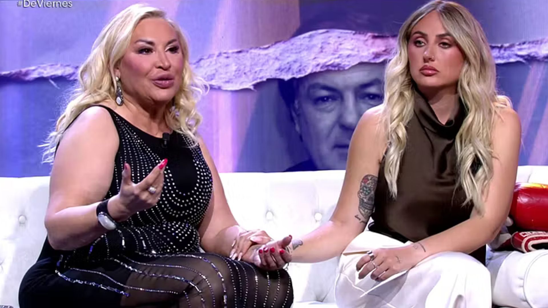 Raquel Mosquera y Rocío Flores, juntas por primera vez en un plató