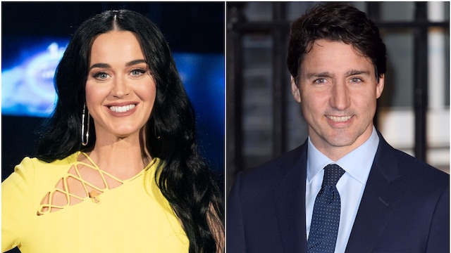 Katy Perry y Justin Trudeau.