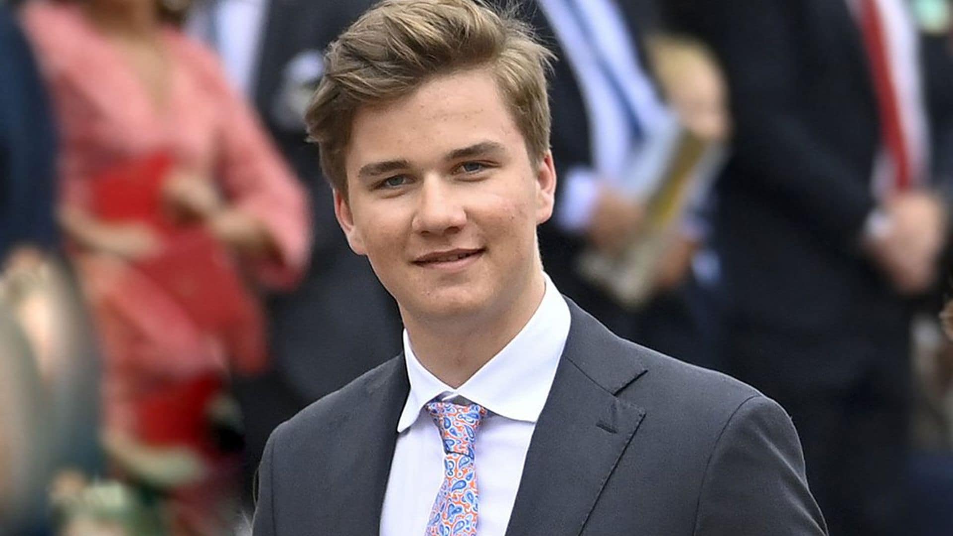 Gabriel de Bélgica, tras los pasos de su hermana la princesa Elisabeth, ingresa en la Real Academia Militar