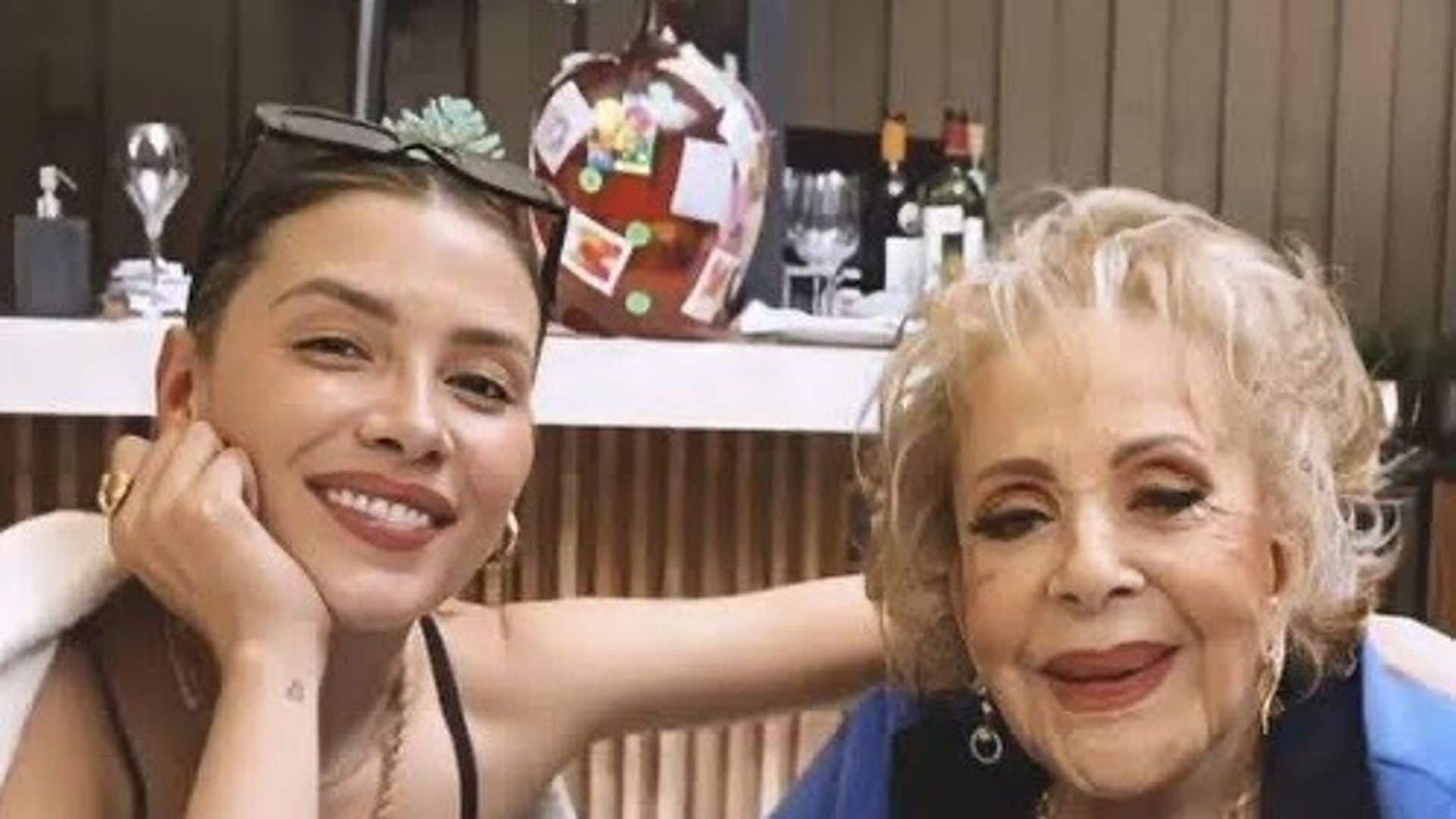 Michelle Salas comparte un especial recuerdo con doña Silvia Pinal