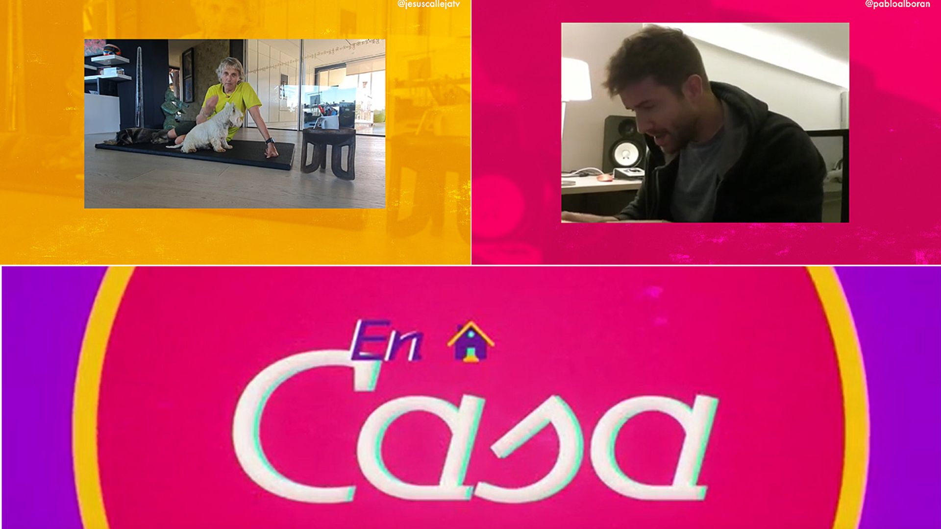 Pablo Alborán no para de trabajar ni Jesús Calleja de entrenar en este episodio de 'En casa'