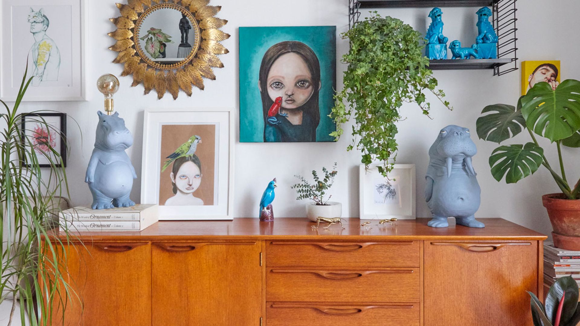 Decoración de casa inspirada en el reino animal