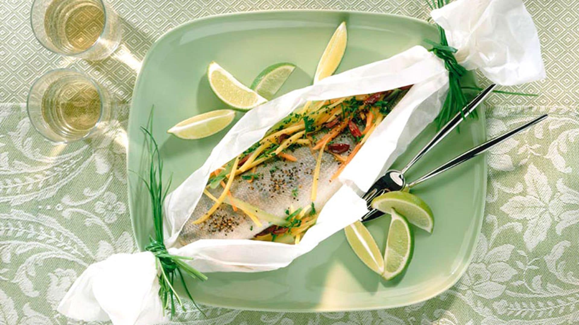 Papillote, la técnica de cocina que te ayuda a cuidar la línea