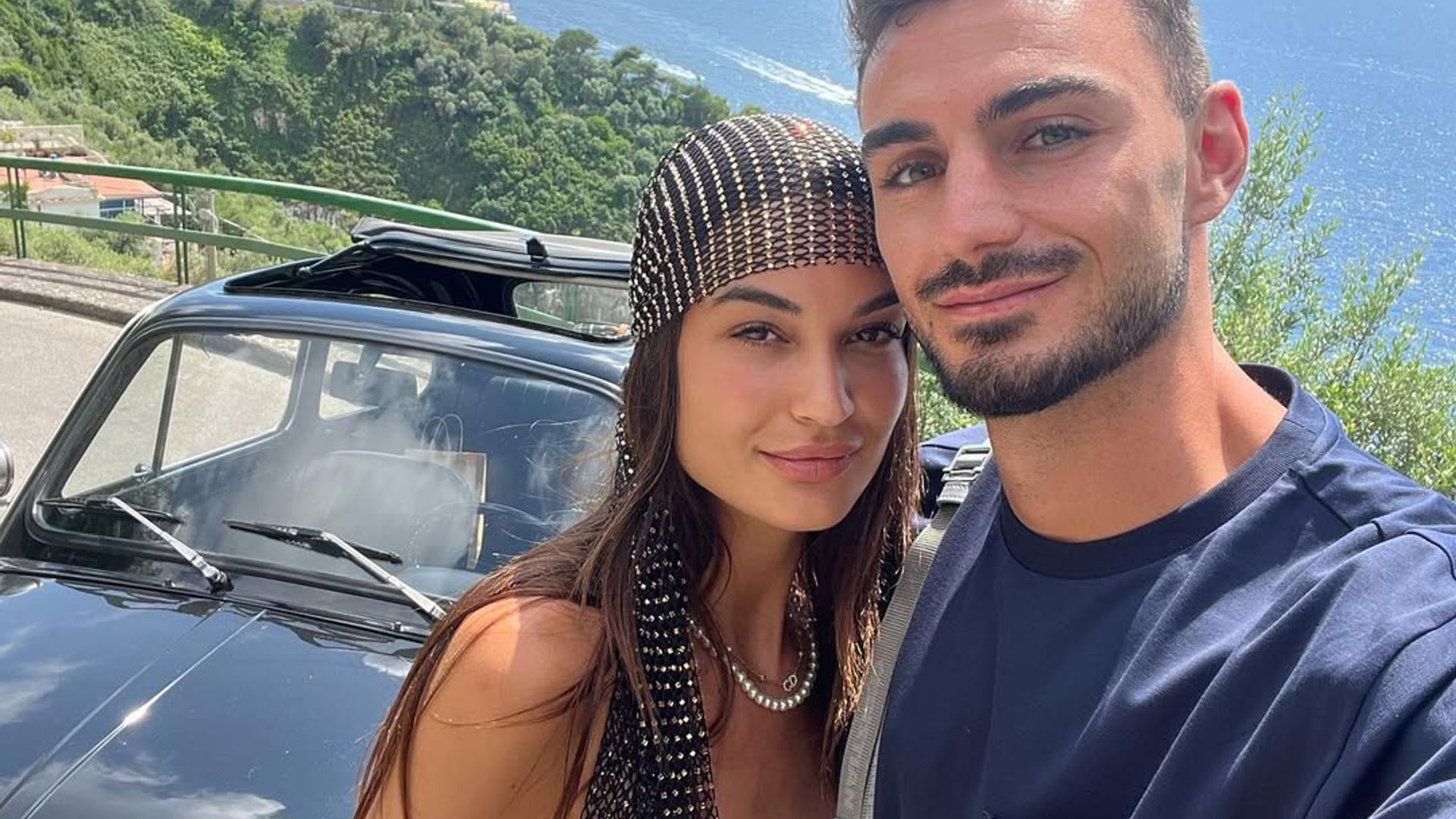 Estela Grande reacciona por primera vez a la polémica de su novio, Juan Iglesias, y Oyarzabal: "Puntito en la boca"