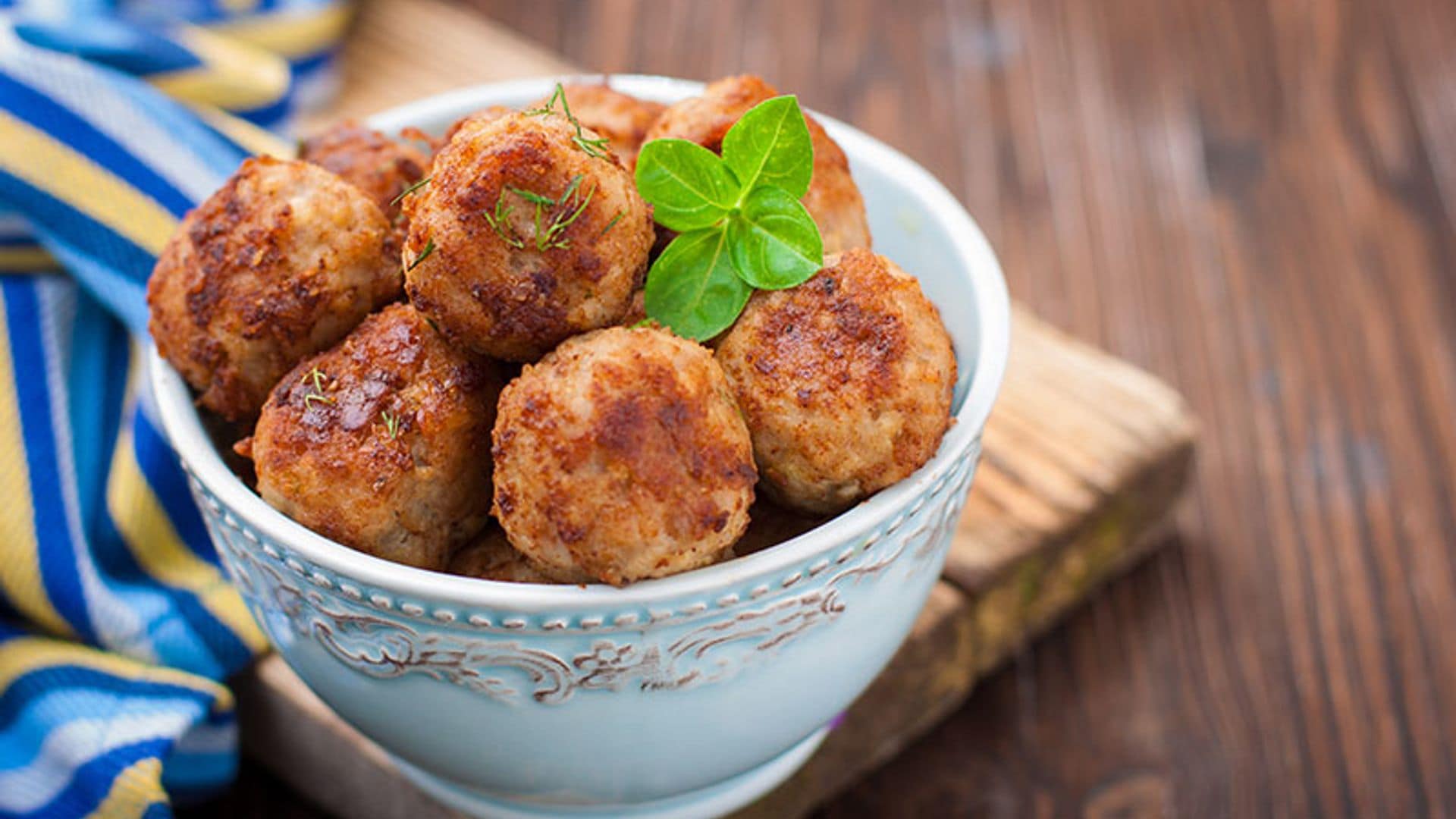 Croquetas de carne, jamón y queso