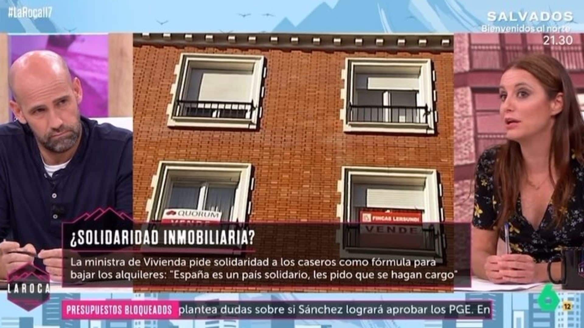 Gonzalo Miró y Andrea Levy en La Roca, el programa de Nuria Roca en laSexta