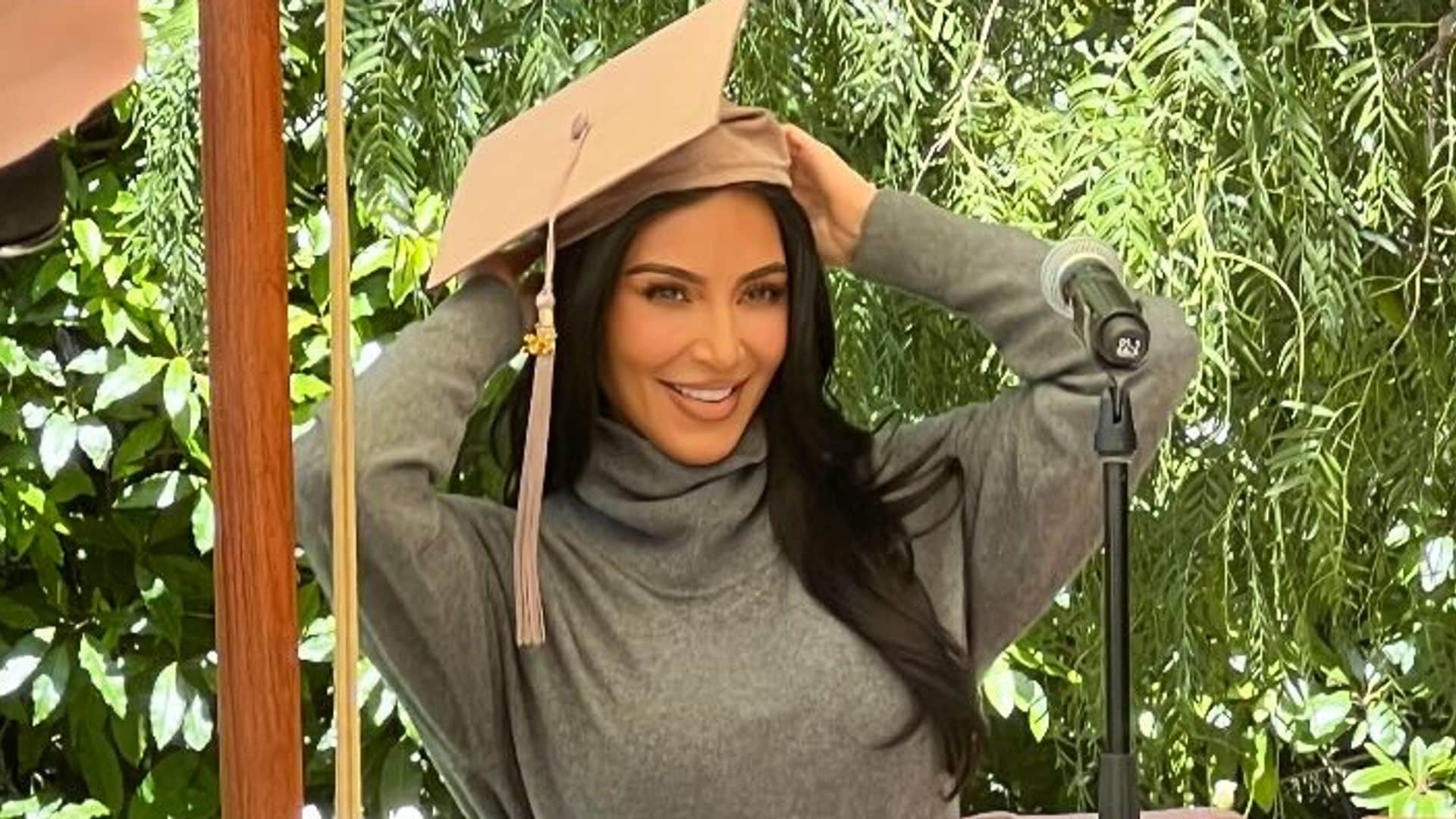 Kim Kardashian, cada vez más cerca de ser abogada: así lo ha celebrado tras graduarse en Derecho