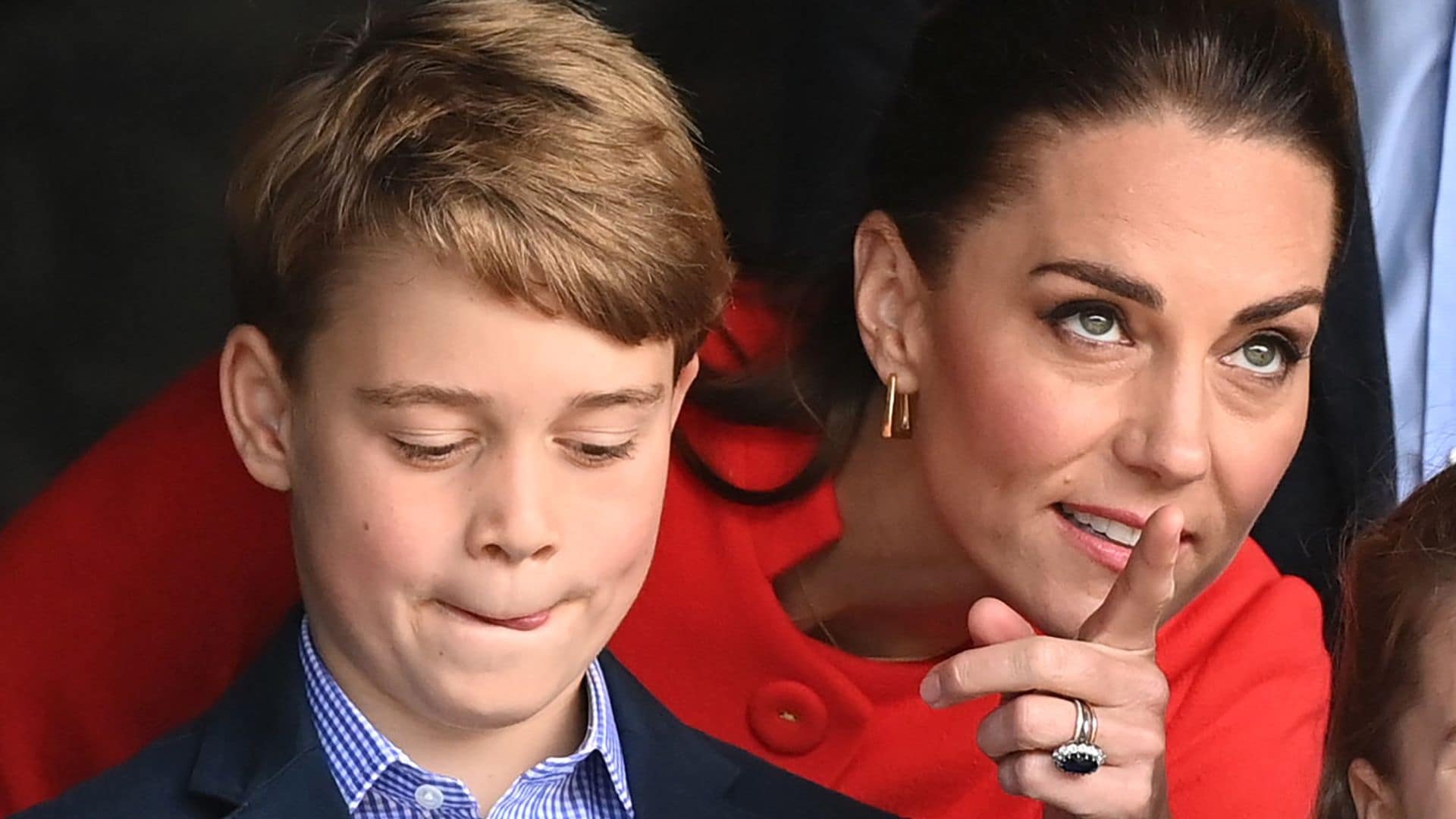 Kate Middleton y el príncipe George, en una imagen de archivo
