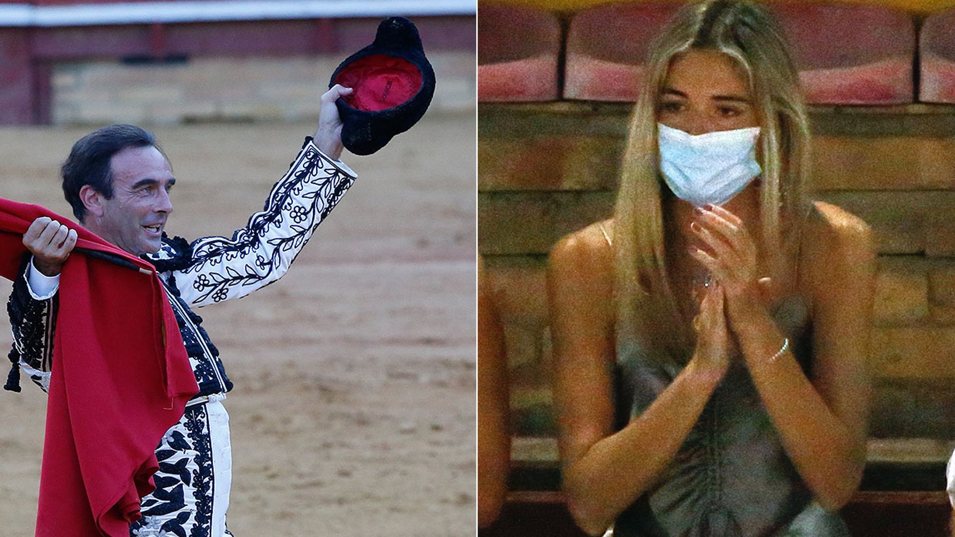 Ana Soria acompaña por primera vez a Enrique Ponce en la plaza de toros