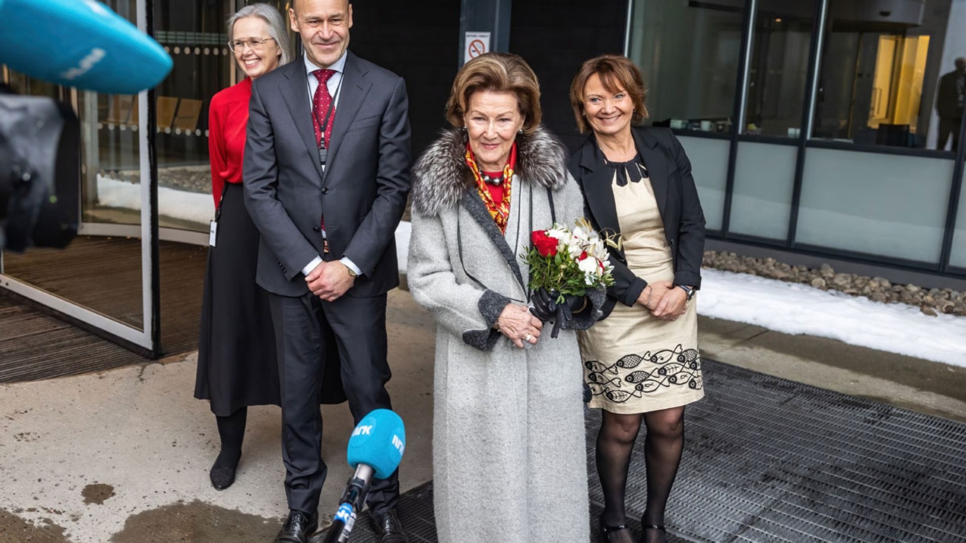 Sonia de Noruega habla sobre la salud de su marido el rey Harald: 'Probablemente volverá a casa en unos días'